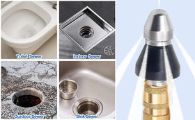 MIZORLIE nozzle supports up to 5000 PSI for durable cleaning.