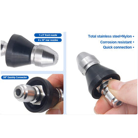 MIZORLIE 3/8-inch quick-connect enables fast, tool-free attachment.