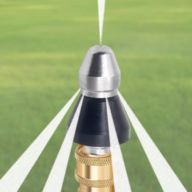 MIZORLIE rear-nozzles flush debris to help clear pipes.