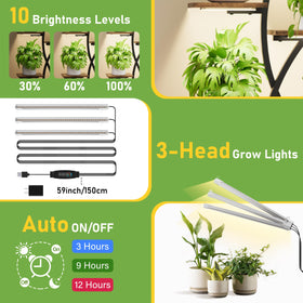 MJOMKN water-resistant shelves keep plants dry and neat