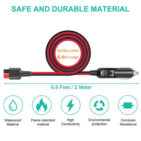 MJPOWER built-in 15A fuse protects the circuit
