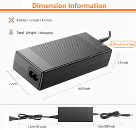 MJPOWER 15V-4A output powers mid-range portable stations reliably