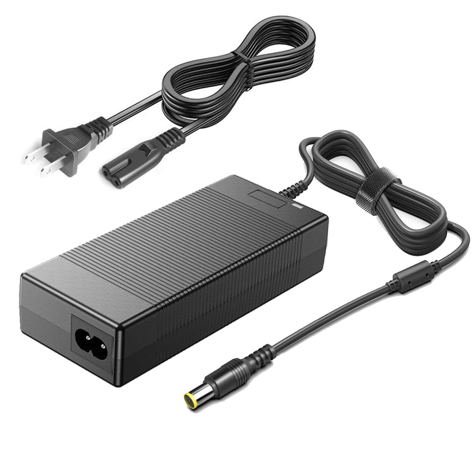 MJPOWER 65W charger attached to a Jackery Explorer for portable power.