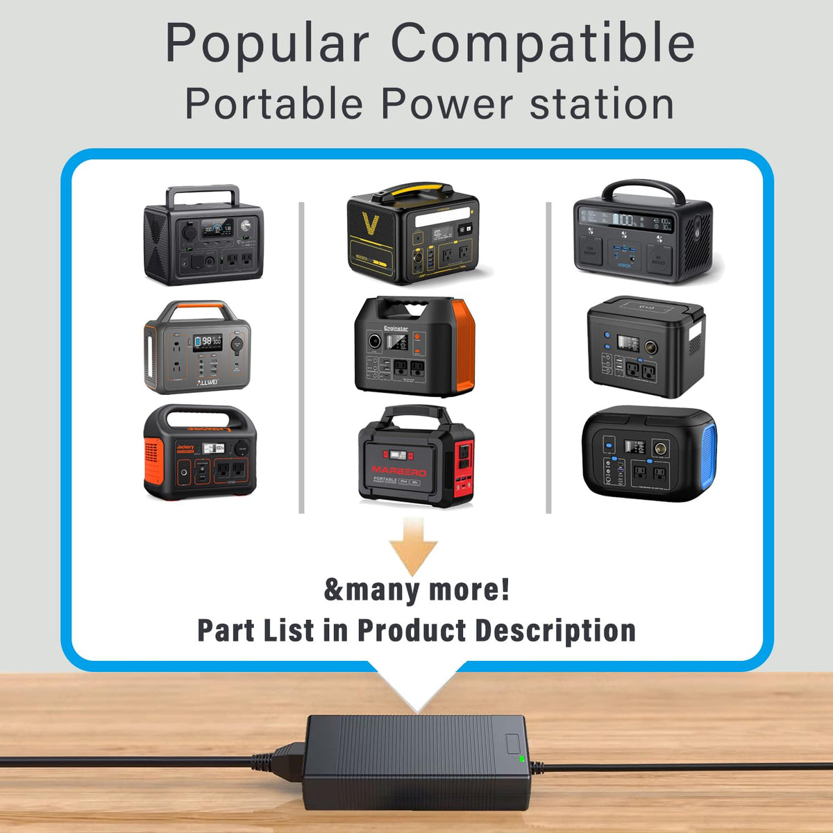 MJPOWER 90W universal adapter long cable emphasizing convenient reach