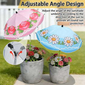 MJZ 4-pack set adds practical shade and garden decor.