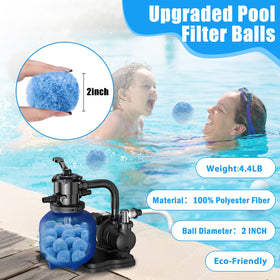 MJZ polysphere filtration balls eco-friendly design promotes quick water clarity.