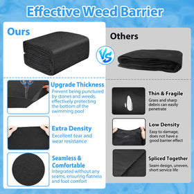 MJZ size-options collection ensures precise fit for most above-ground pools.