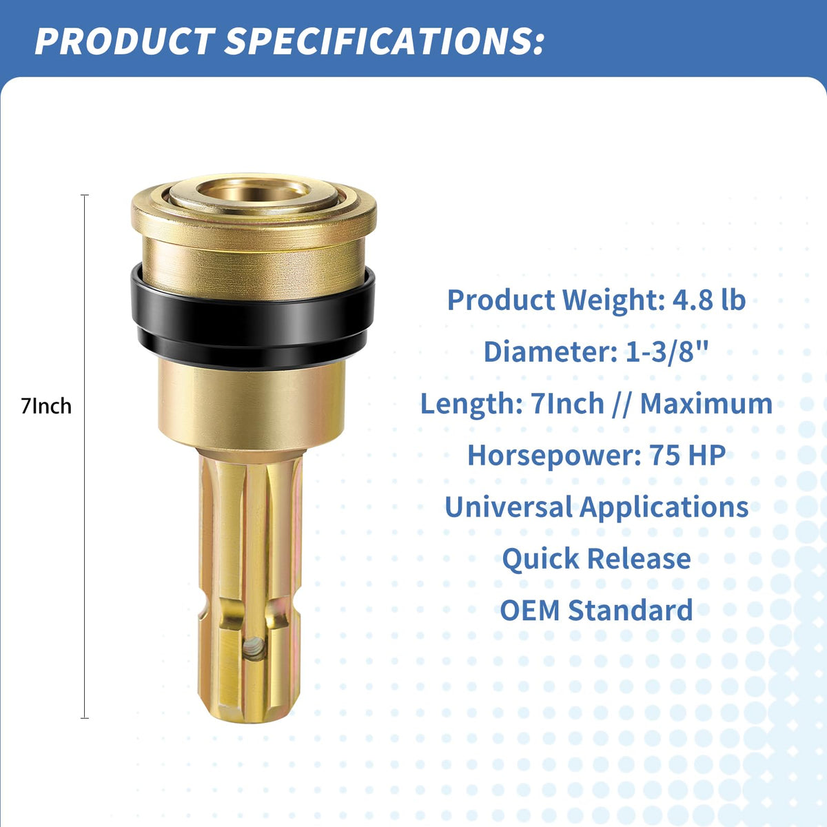 Mkekexe quick-release design enables effortless connection during busy farm work.