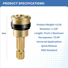 Mkekexe quick-release design enables effortless connection during busy farm work.