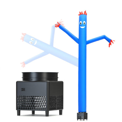 Mkevi 6ft blue sky air puppet dancer for eye-catching outdoor promotions.
