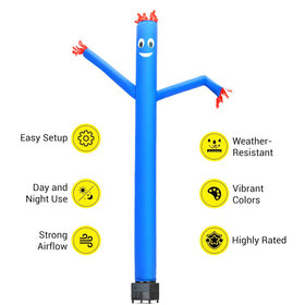 Mkevi built-in blower inflatable figure, quick setup for events.