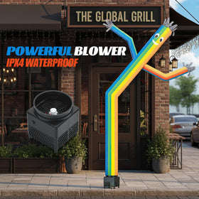 Mkevi outdoor promo dancing tube man ideal for Christmas parties and tailgate celebrations.