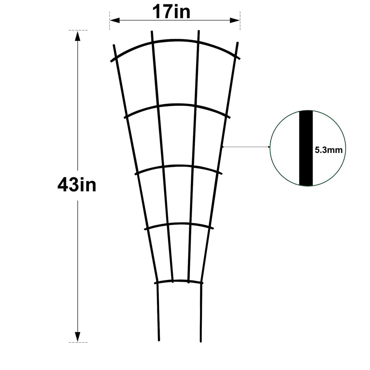 Mklsit versatile trellis supporting ivy, pothos, and other climbers.