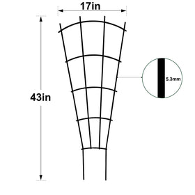 Mklsit versatile trellis supporting ivy, pothos, and other climbers.