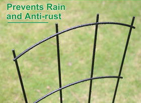 Mklsit supports vines like clematis and monstera for neat growth.
