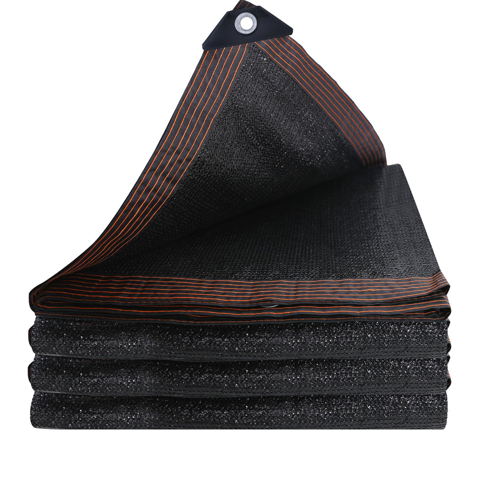 MKMJ 90-percent shade cloth 10x10ft provides strong sun protection with diffused light.
