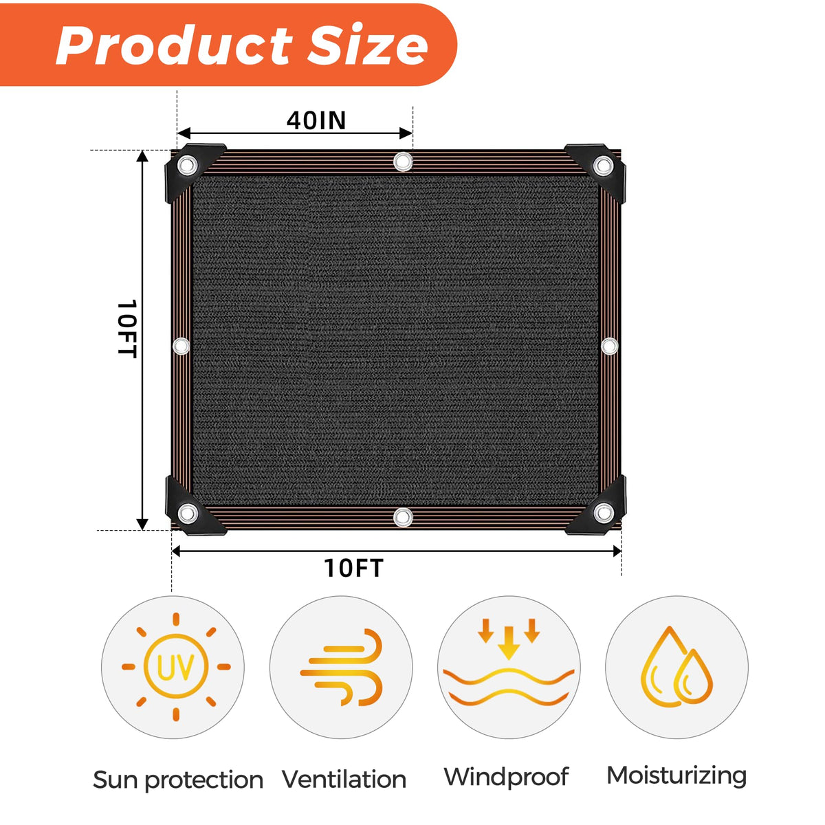 MKMJ tear-resistant shade material demonstrates durability in harsh weather conditions.