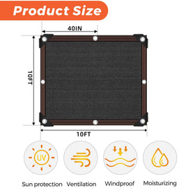 MKMJ tear-resistant shade material demonstrates durability in harsh weather conditions.