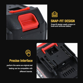 MKMKYEE 21V battery LED indicator shows charging status at a glance.