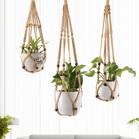 MKO SHUN boho decor plant hanger creates calm room ambiance
