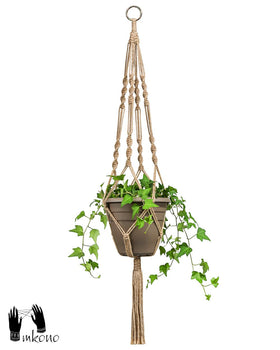 Mkono boho decor plant holder adds warmth to any room or balcony.