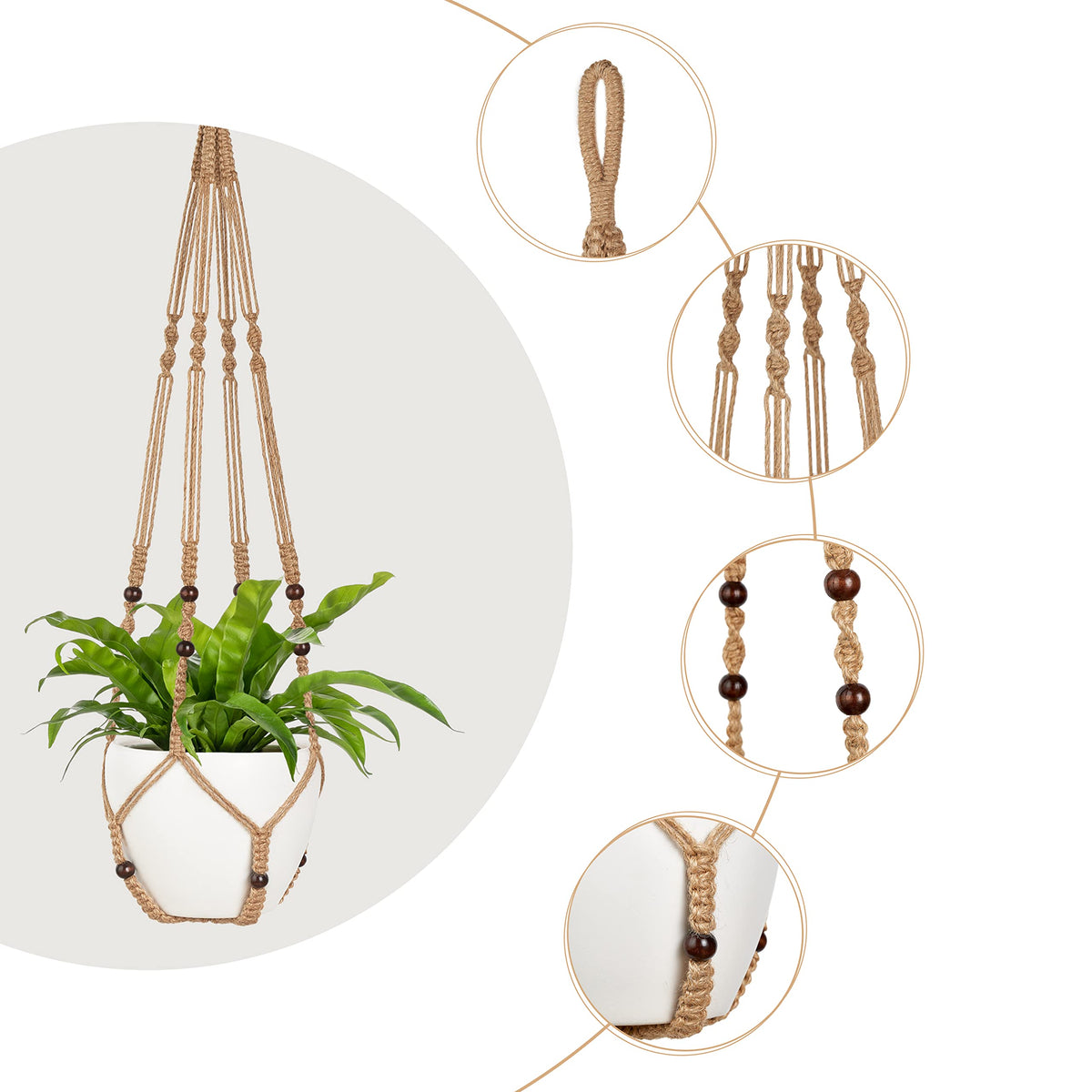 Mkono macrame hanger adds boho charm to home decor