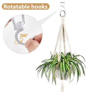 Mkono 360-degree swivel ceiling hook ideal for planters and lanterns