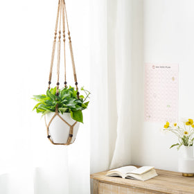 Mkono hanging planter for indoor or outdoor use on balcony or patio