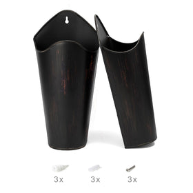Mkono hanging wall vase for easy wall decor with faux stems