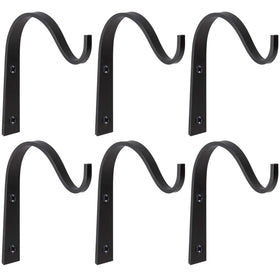 Mkono iron wall hook six-pack ready for lanterns and planters.