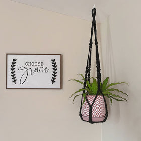 Pots not included; measure planters up to nine inches