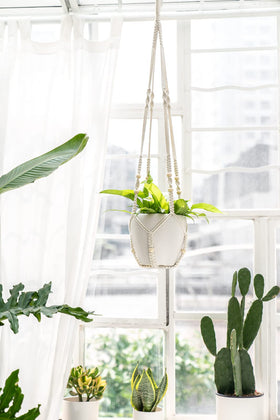 Mkono tassels-free design hanger for minimalist spaces with simple elegance