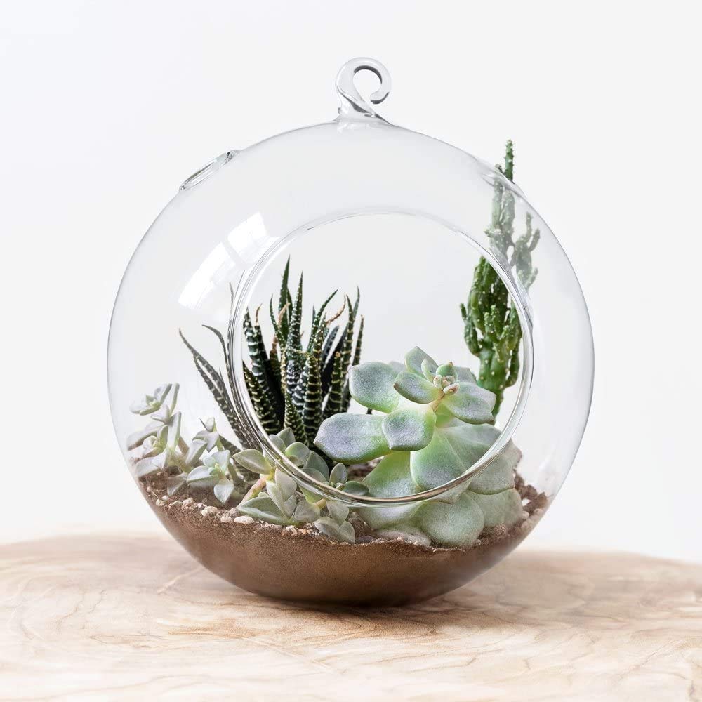 Mkono vented design promotes airflow for healthy plant displays.