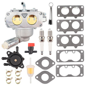 Mliong carburetor tune-up kit close-up for Briggs and Stratton engines showing durable components