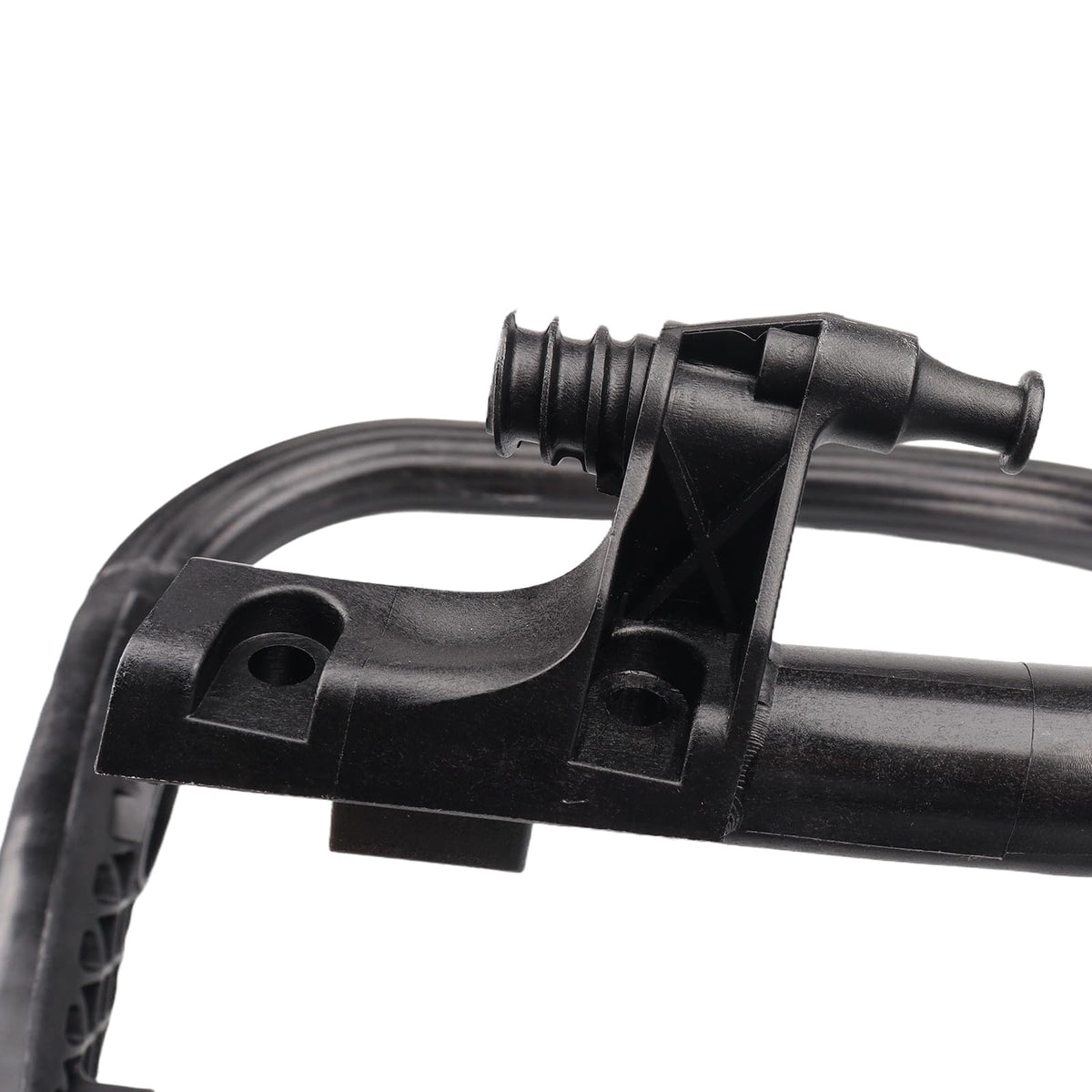 Mliong handle bar close-up – robust spring mechanism enables quick installation.