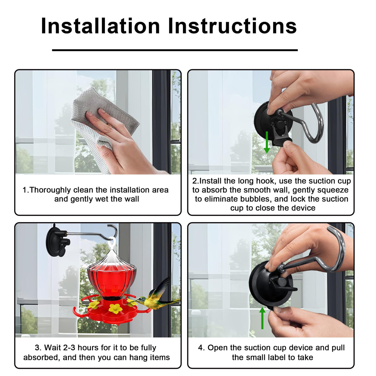 MLLNFUE indoor viewing window enhances bird-watching experiences at home.