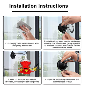 MLLNFUE indoor viewing window enhances bird-watching experiences at home.