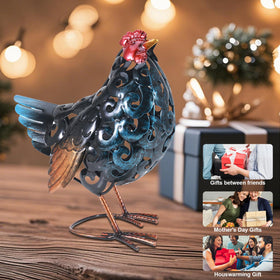 Mloarts chicken statue, ideal outdoor gift for garden lovers