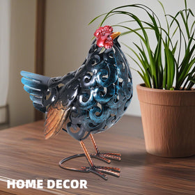 Mloarts chicken statue, steady footing with rooping design for stable placement