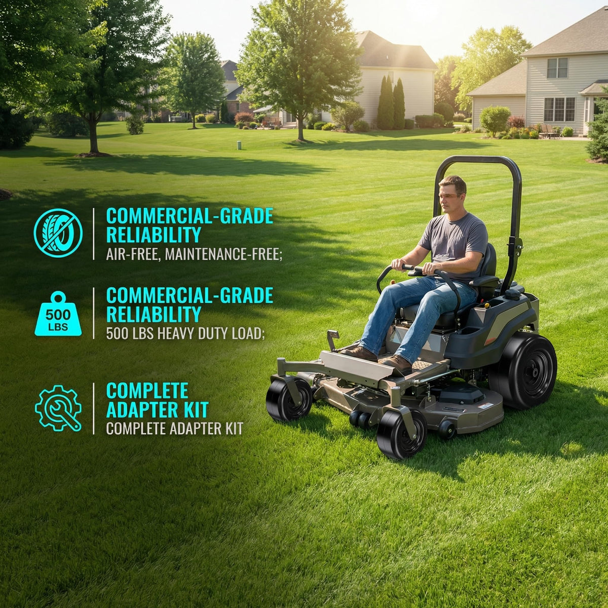 MLOGIUI 2-pack provides reliable replacements for routine mower maintenance