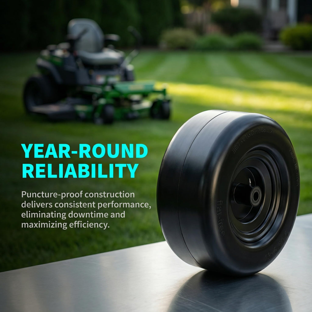 MLOGIUI tire rated up to 500 lbs supports heavy residential and commercial use