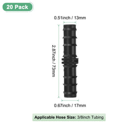 M METERXITY 3-8-inch hose adapter simplifies setup in greenhouses and beds.