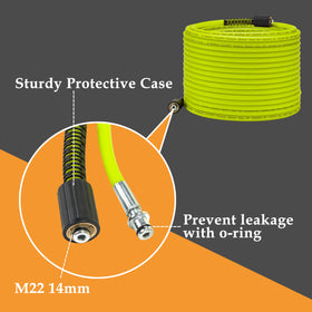 M MINGLE kit includes hose and adapters for easy replacement.