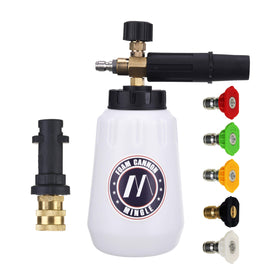 M MINGLE foam cannon 1L bottle for thick car wash foam.