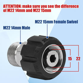M MINGLE M22 adapter in use for quick, secure connections.