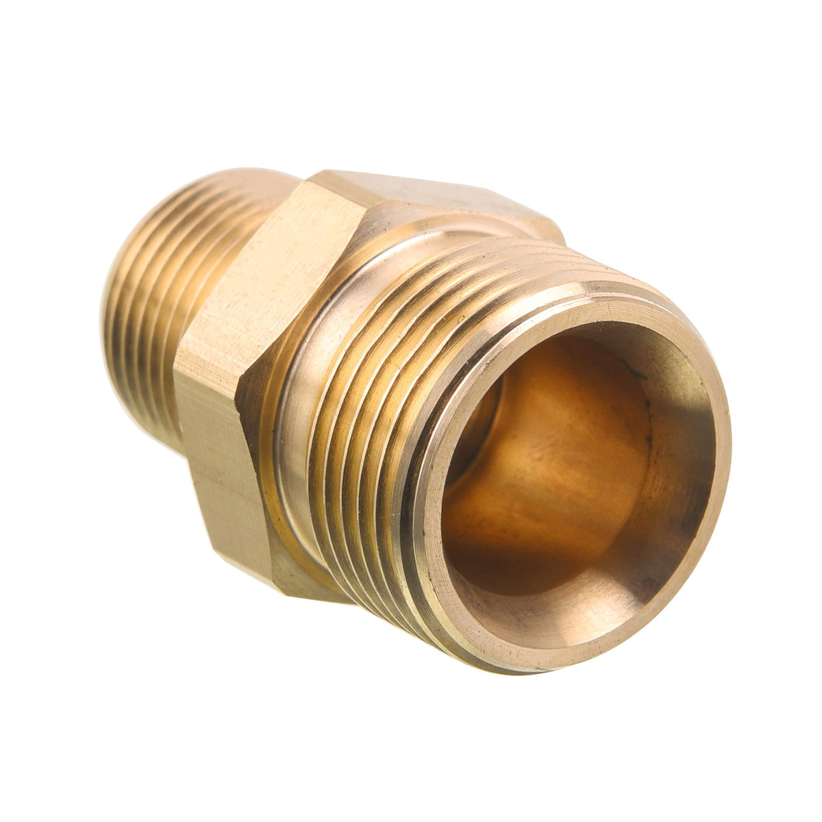 M MINGLE corrosion-resistant brass resists wear during outdoor washing.