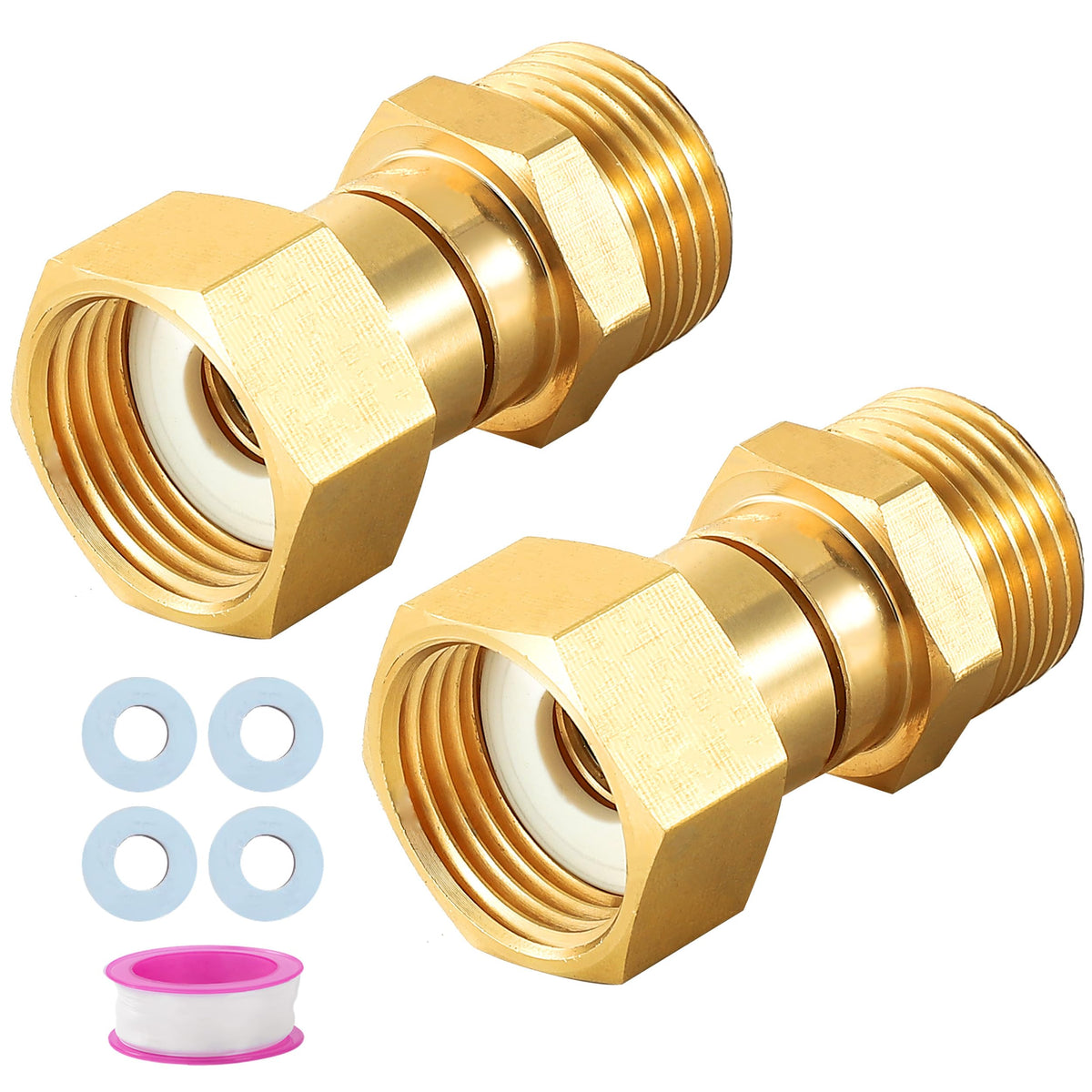 M MINGLE swivel connector is ideal for gardens, patios, and outdoor cleaning tasks.