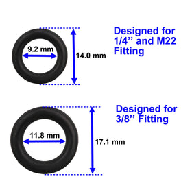 MMINGLE power washer o-rings M22 quick connect maintain tight seals across hoses and wands.