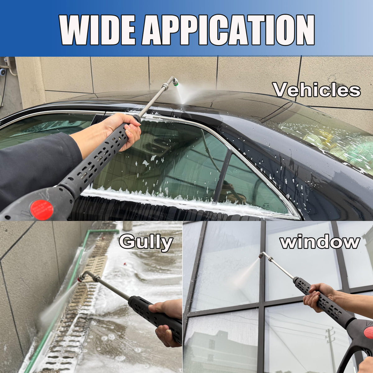 M MINGLE 40-inch length extends reach to elevated surfaces