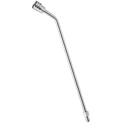 M MINGLE 14-inch 30-degree curved wand extension ready for undercarriage cleaning up to 4000 PSI.
